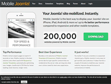 Tablet Screenshot of mobilejoomla.com